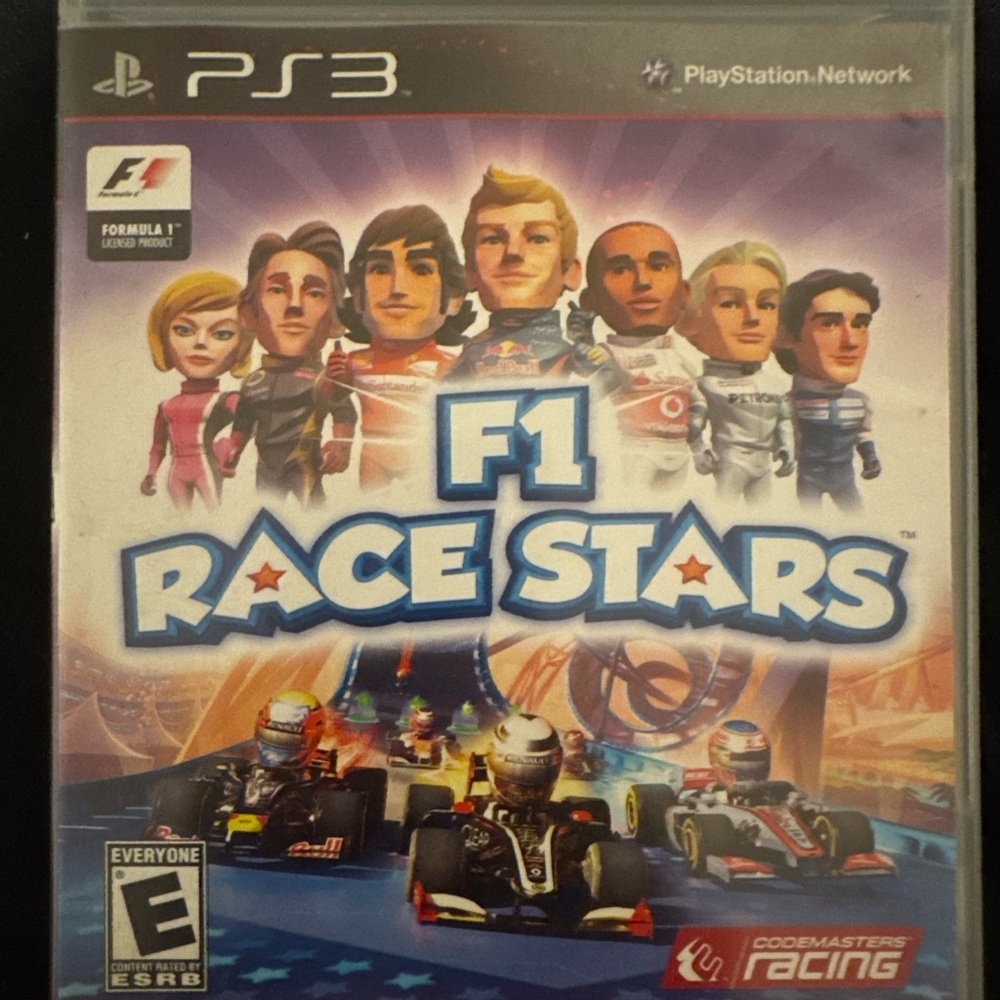 F1 Race Stars PS3 Game Cartoon Racing Adventure